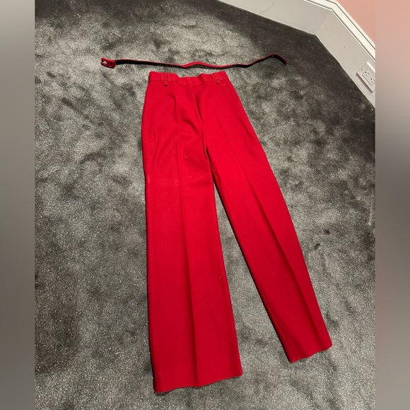 SER vintage 70s wool high waisted pants - Picture 2 of 3